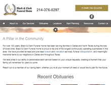 Tablet Screenshot of blackandclark.com